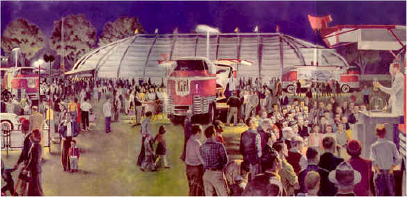 1953 Parade of Progress Painting